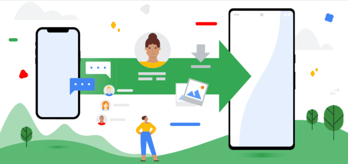 transfer to new pixel from old android phone