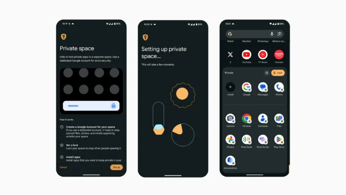 Hide Sensitive Apps on Android Using Private Space