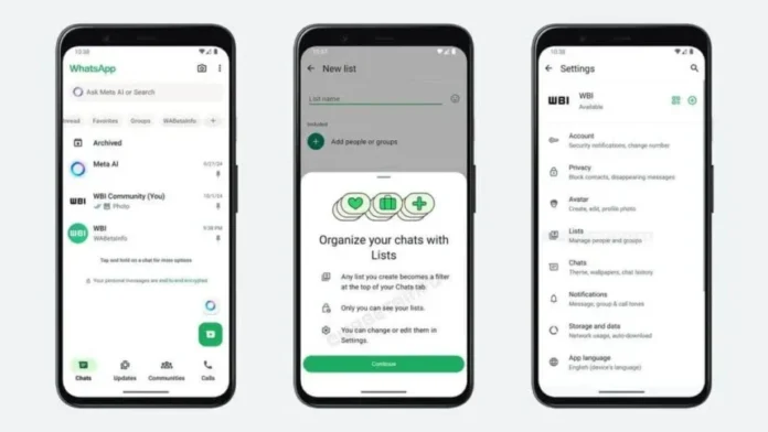 Whatsapp-Custom-Lists
