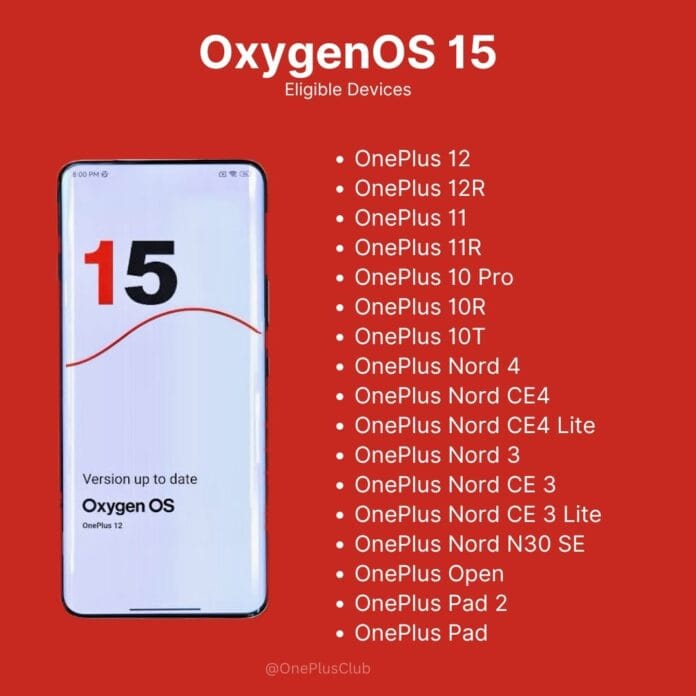 OnePlus 115g  july 2025 Updates - oxygenOS 15