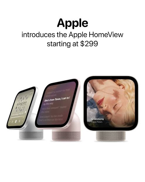 Apple HomeView smart home hub announced with 7-inch display, Siri AI and price of $299 – gizmohopper.com